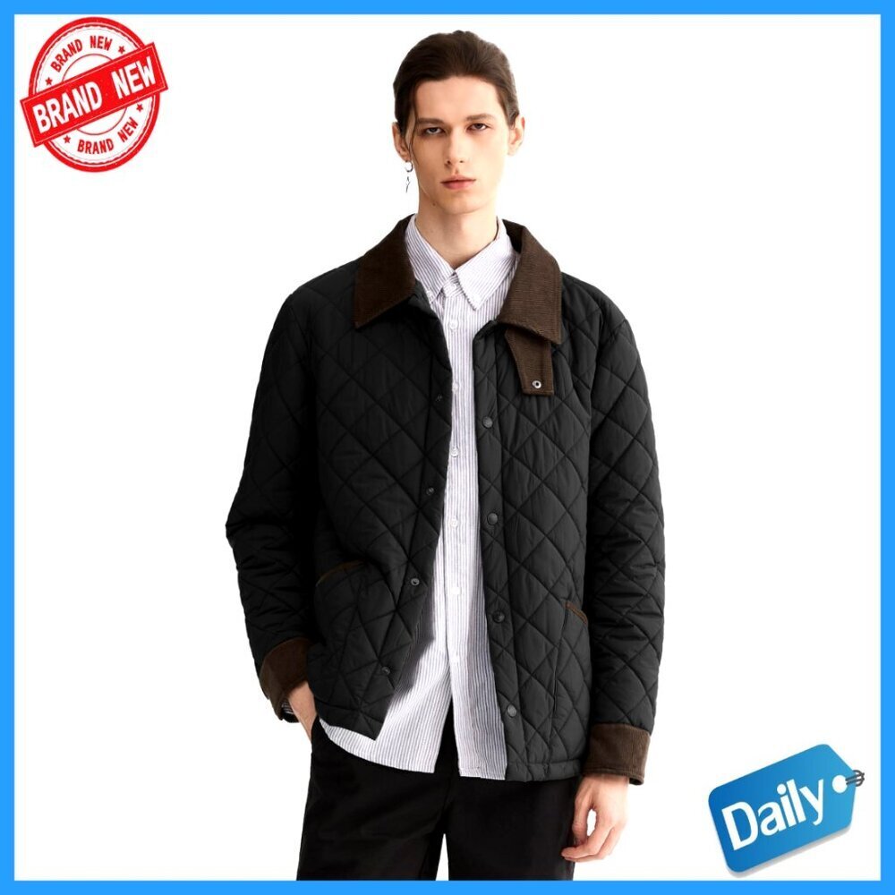 Lightweight Quilted Puffer Jacket Water Repellent Barn Coat Casual Outerwear